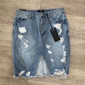 NWT Vervet Denim Skirt